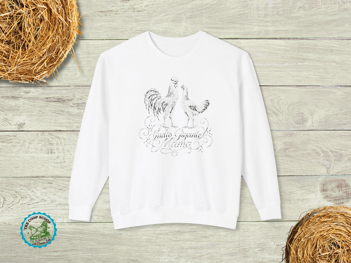 Indio Gigante Mama Chicken Sweatshirt, Indio Gigante Chicken Lover Crewneck, Chicken Mom Gift, Backyard Flock Sweater