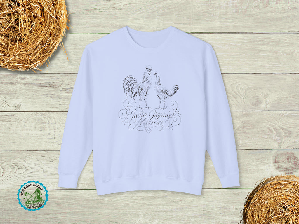 Indio Gigante Mama Chicken Sweatshirt, Indio Gigante Chicken Lover Crewneck, Chicken Mom Gift, Backyard Flock Sweater