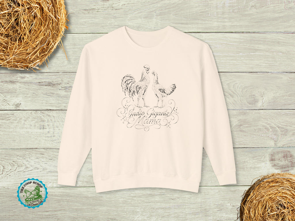 Indio Gigante Mama Chicken Sweatshirt, Indio Gigante Chicken Lover Crewneck, Chicken Mom Gift, Backyard Flock Sweater