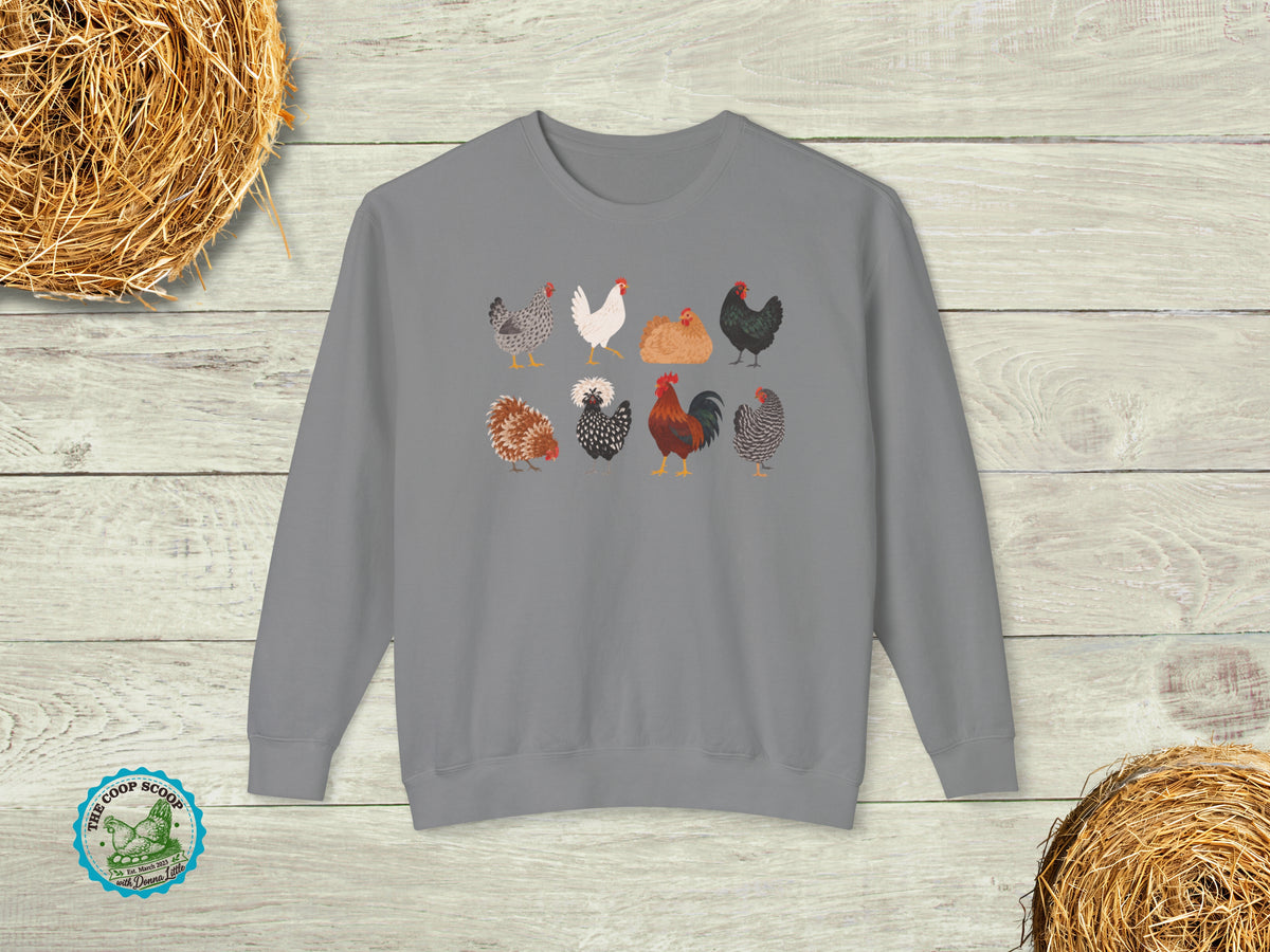 Thanksgiving Chicken Sweatshirt, Fall Chicken Lover Crewneck, Chicken Mom Gift, Farmhouse Hen Sweater, Autumn Poultry Gift