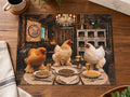 Chicken Dinner Party Puzzle, Funny Chicken Jigsaw Puzzle, Chicken Lover Gift, Farmhouse Puzzle