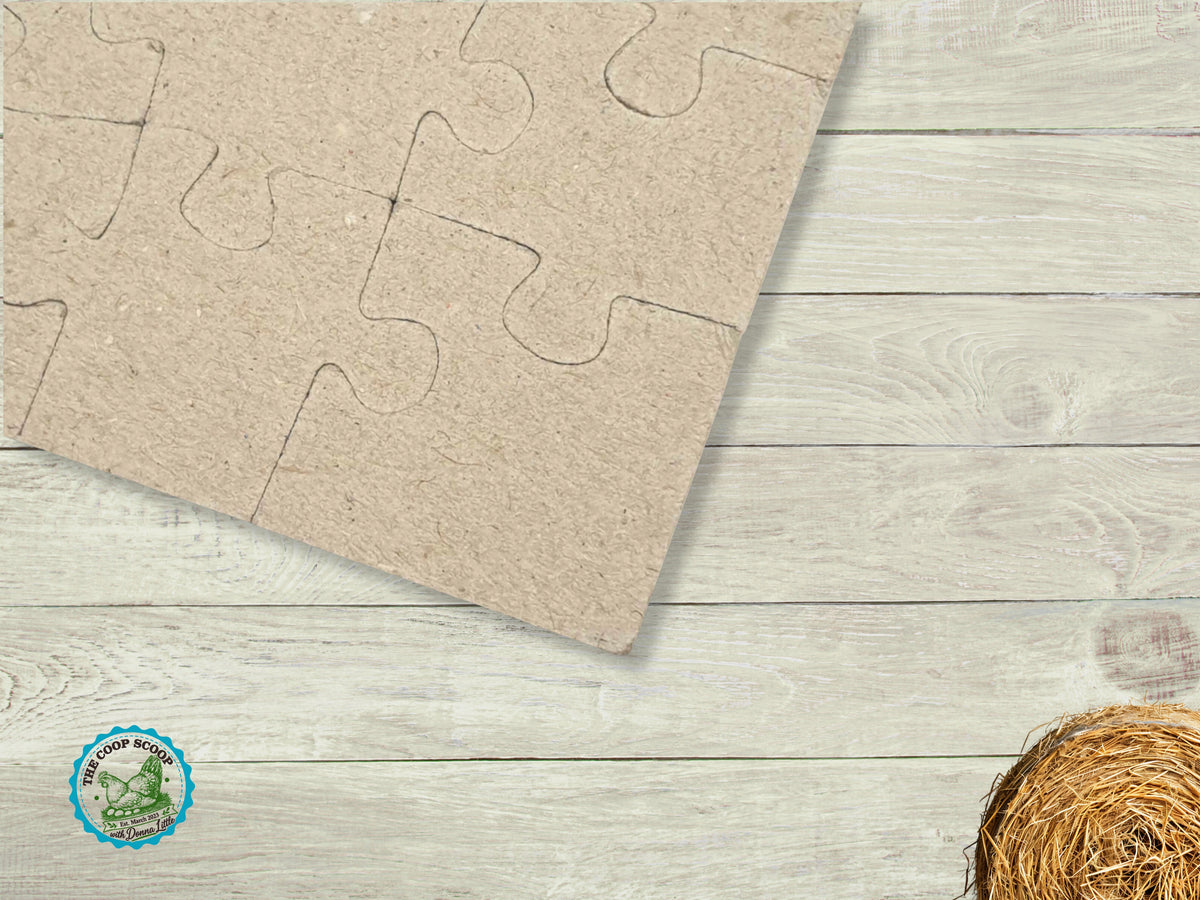 American Gothic Chickens Puzzle, Funny Chicken Jigsaw Puzzle, Chicken Lover Gift, Farmhouse Puzzle