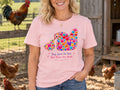 They Leave the Nest But Never Her Heart Chicken Shirt, Chicken Mom Gift, Empty Nest Mom Tee, Mother Hen Shirt, Farm Mom Gift