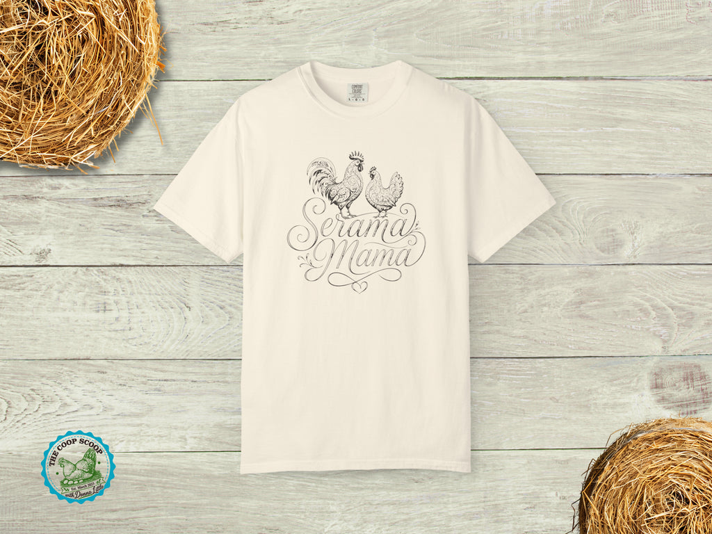 Serama Mama Chicken Shirt, Serama Chicken Lover T Shirt, Chicken Mom Gift, Backyard Hen Tee, Poultry Lover Shirt