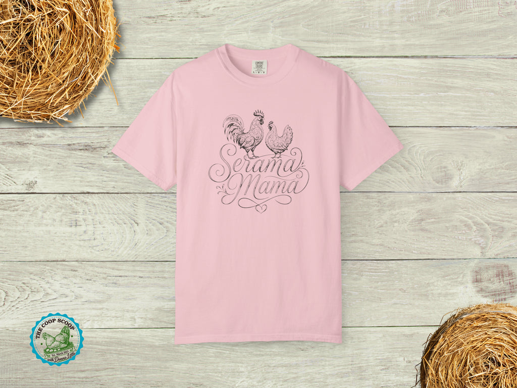 Serama Mama Chicken Shirt, Serama Chicken Lover T Shirt, Chicken Mom Gift, Backyard Hen Tee, Poultry Lover Shirt