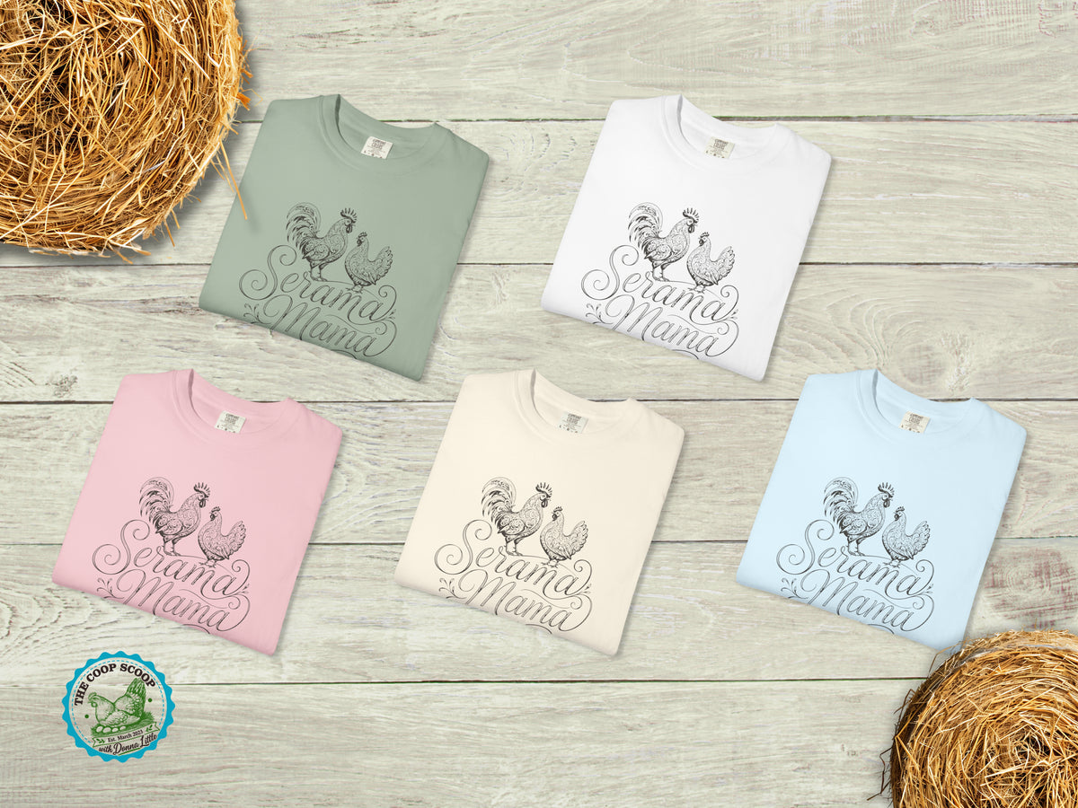 Serama Mama Chicken Shirt, Serama Chicken Lover T Shirt, Chicken Mom Gift, Backyard Hen Tee, Poultry Lover Shirt