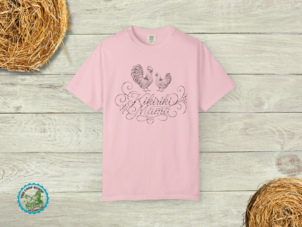 Kikiriki Mama Chicken Shirt, Kikiriki Chicken Lover Tee, Bantam Chicken Mom Gift, Backyard Hen Shirt, Poultry Lover T-Shirt