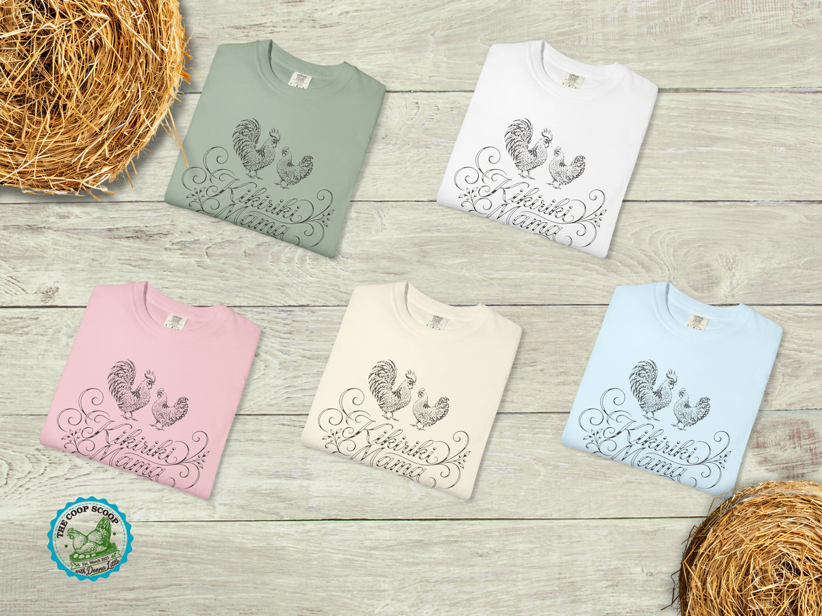 Kikiriki Mama Chicken Shirt, Kikiriki Chicken Lover Tee, Bantam Chicken Mom Gift, Backyard Hen Shirt, Poultry Lover T-Shirt