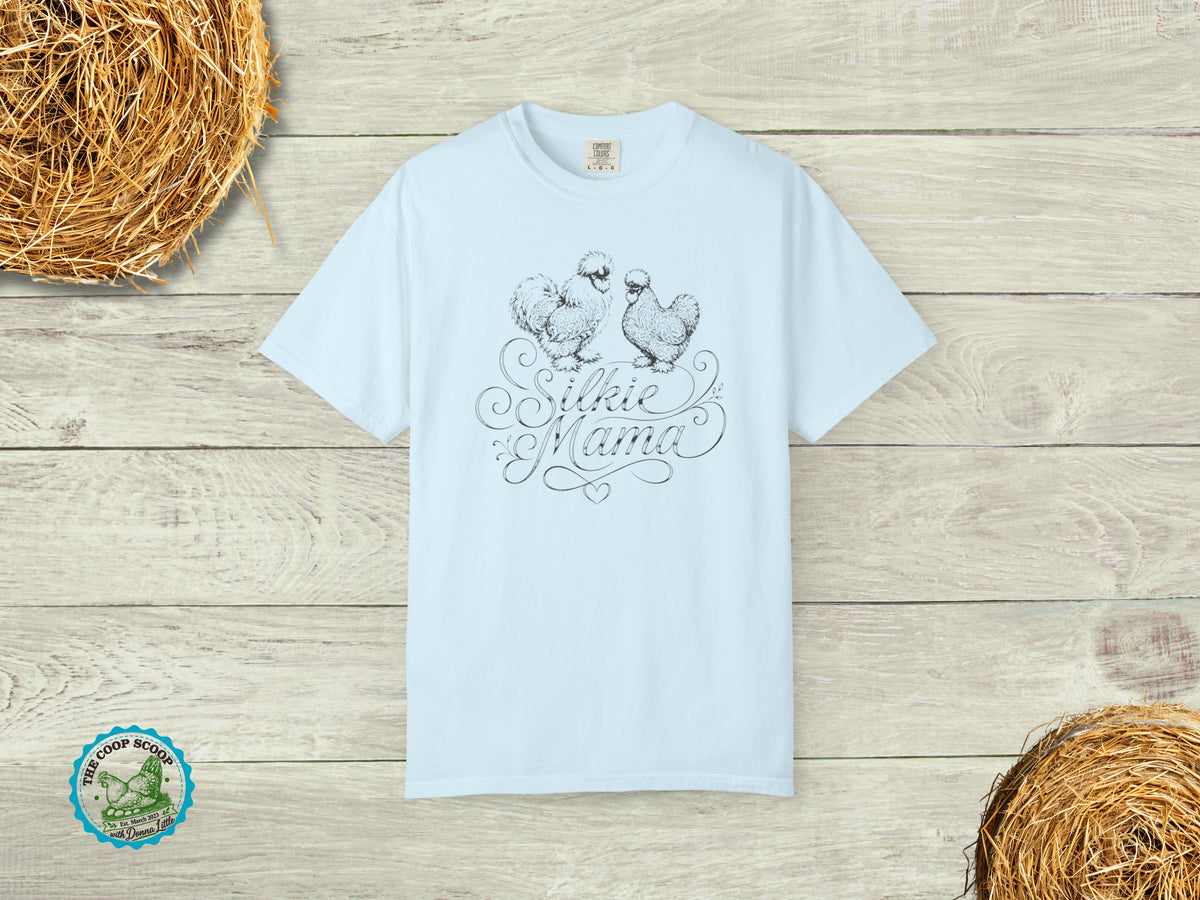 Silkie Mama Chicken Shirt, Silkie Chicken Lover Tee, Chicken Mom Gift, Fluffy Hen Shirt, Backyard Chicken T-Shirt
