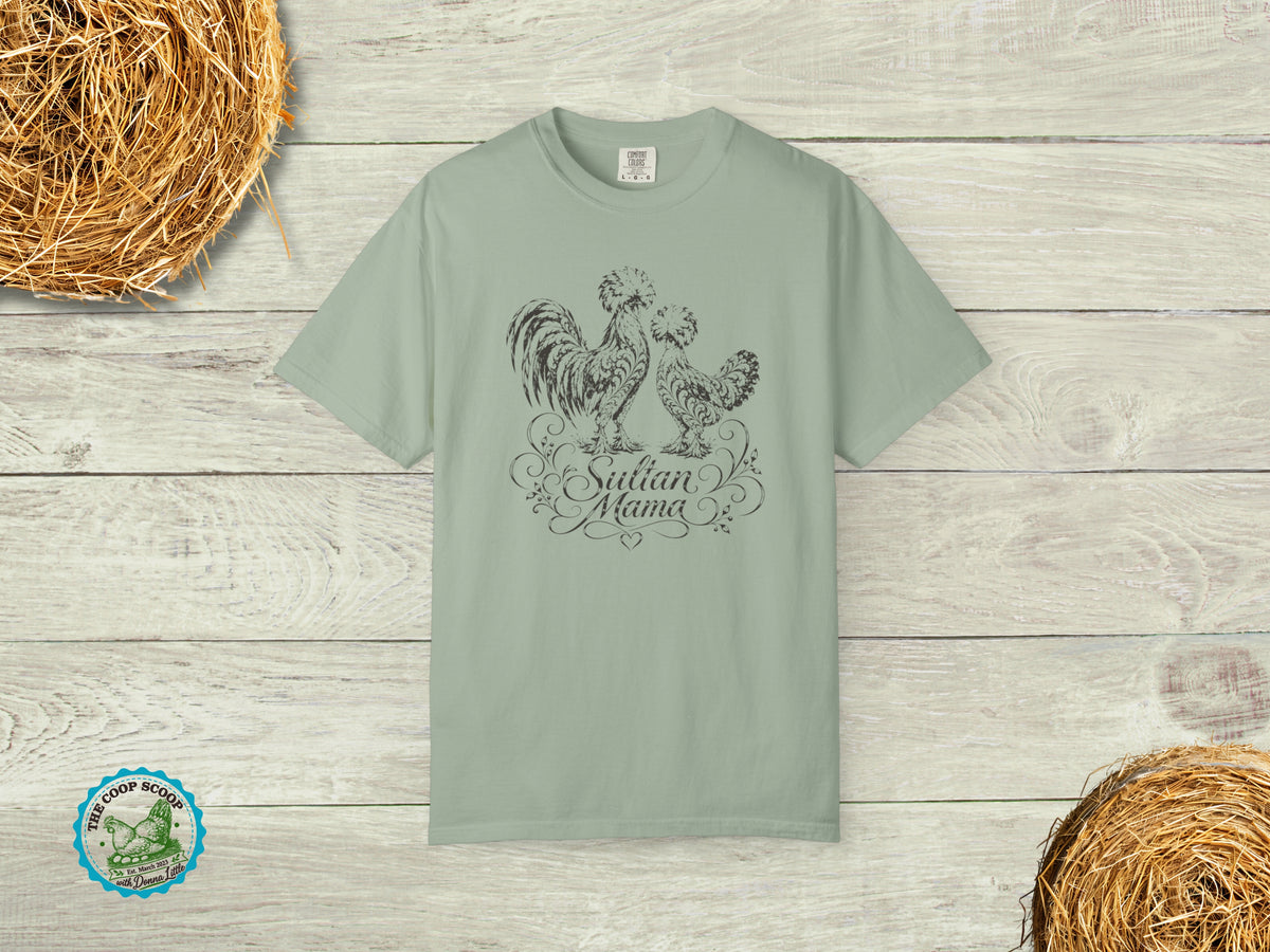 Sultan Mama Chicken Shirt, Sultan Chicken Lover Tee, Chicken Mom Gift, Backyard Hen Shirt, Poultry Lover T-Shirt