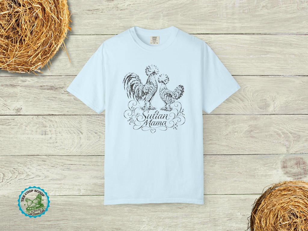 Sultan Mama Chicken Shirt, Sultan Chicken Lover Tee, Chicken Mom Gift, Backyard Hen Shirt, Poultry Lover T-Shirt