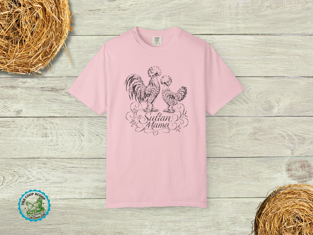 Sultan Mama Chicken Shirt, Sultan Chicken Lover Tee, Chicken Mom Gift, Backyard Hen Shirt, Poultry Lover T-Shirt
