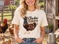 Cluckin Fabulous Chicken Shirt, Funny Chicken Lover Tee, Sassy Chicken Mom Gift, Leopard Print Hen Shirt, Farmhouse T Shirt
