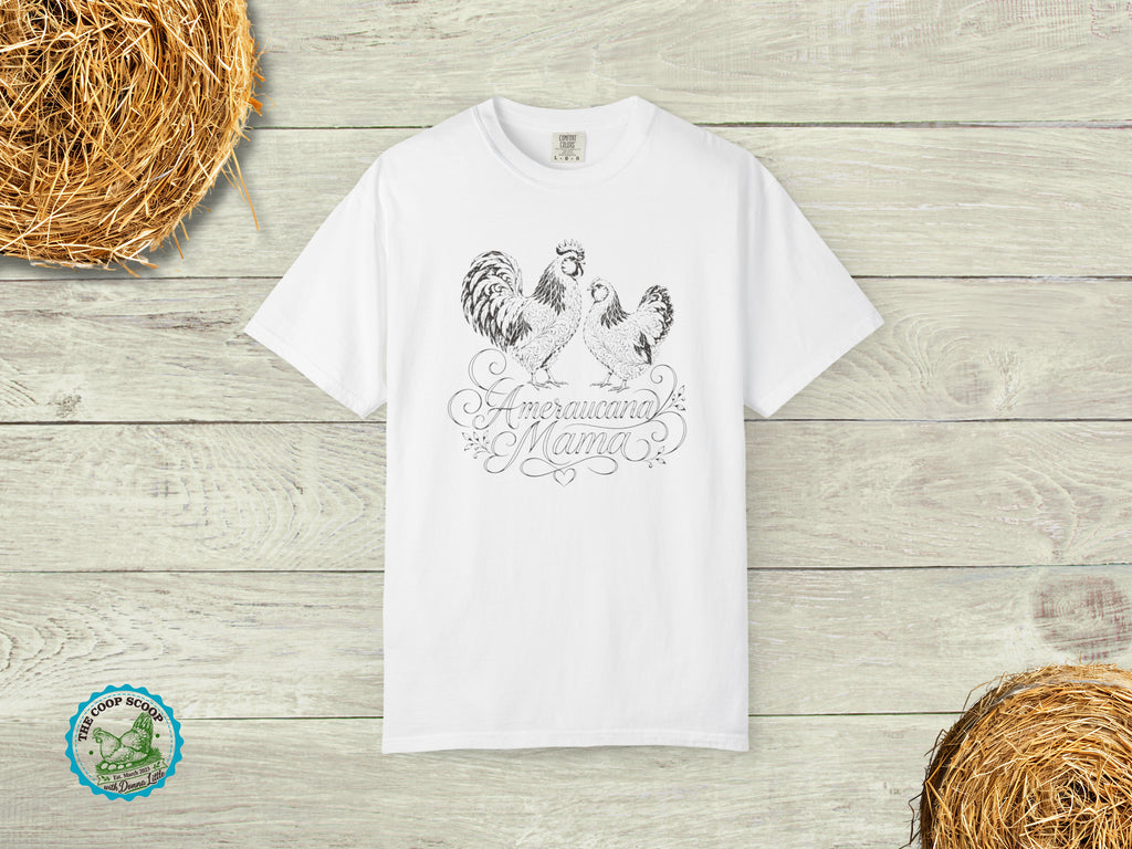 Ameraucana Mama Chicken Shirt, Ameraucana Chicken Lover Tee, Chicken Mom Gift, Backyard Hen Shirt, Poultry Lover T-Shirt
