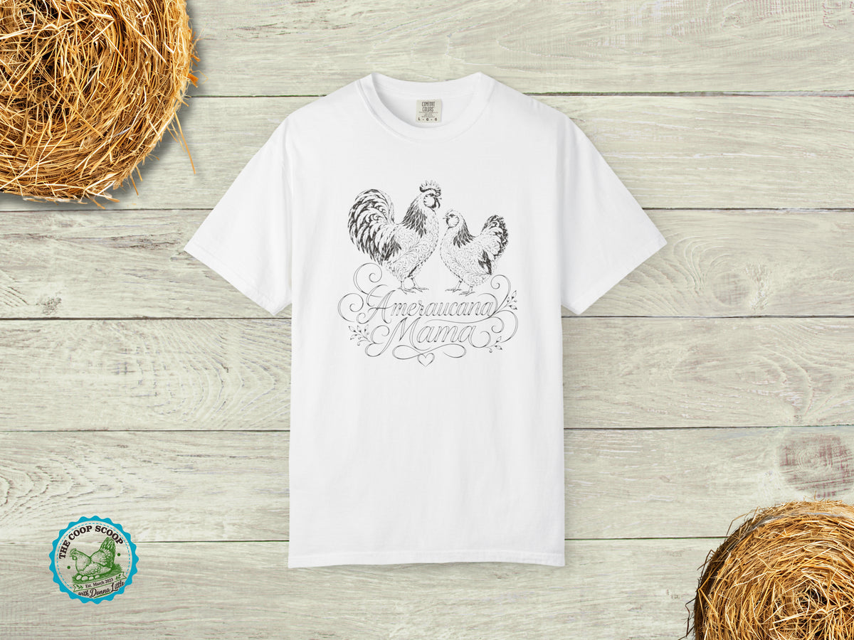 Ameraucana Mama Chicken Shirt, Ameraucana Chicken Lover Tee, Chicken Mom Gift, Backyard Hen Shirt, Poultry Lover T-Shirt