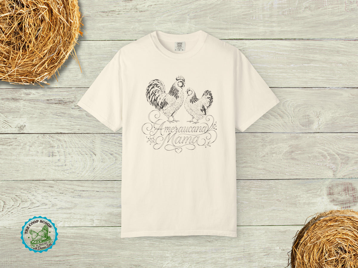 Ameraucana Mama Chicken Shirt, Ameraucana Chicken Lover Tee, Chicken Mom Gift, Backyard Hen Shirt, Poultry Lover T-Shirt
