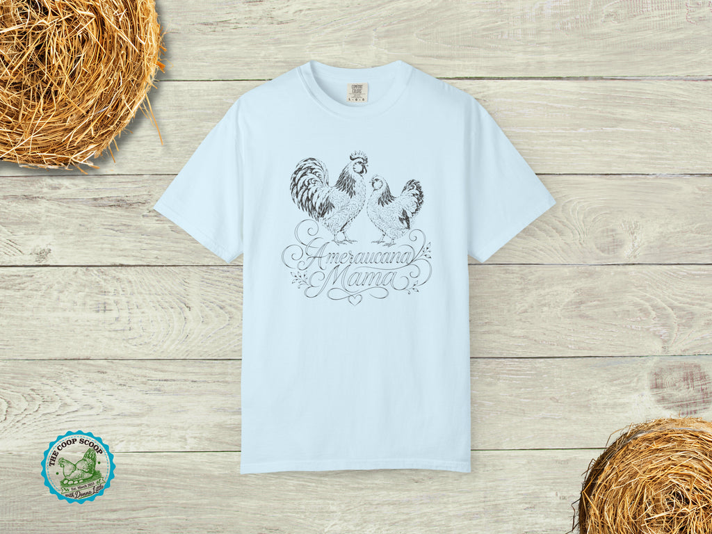 Ameraucana Mama Chicken Shirt, Ameraucana Chicken Lover Tee, Chicken Mom Gift, Backyard Hen Shirt, Poultry Lover T-Shirt
