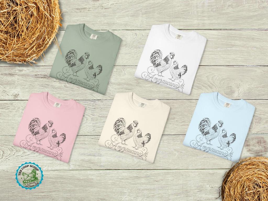 Ameraucana Mama Chicken Shirt, Ameraucana Chicken Lover Tee, Chicken Mom Gift, Backyard Hen Shirt, Poultry Lover T-Shirt