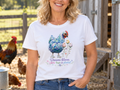 Dreams Bloom Where Hope Is Planted Chicken Shirt, Inspirational Chicken Lover Tee, Floral Hen Shirt, Chicken Mom Gift, Farmhouse T-Shirt