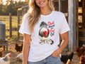 Cluck Around and Find Out Chicken Shirt, Funny Chicken Lover Tee, Chicken Mom Gift, Backyard Hen Shirt, Farm Life T-Shirt