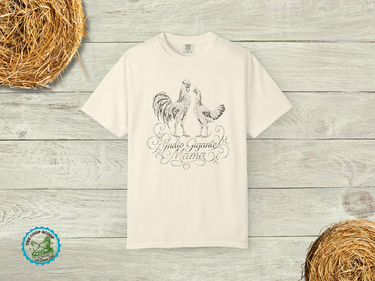 Indio Gigante Mama Chicken Shirt, Indio Gigante Chicken Lover Tee, Chicken Mom Gift, Backyard Hen Shirt, Poultry Lover T-Shirt