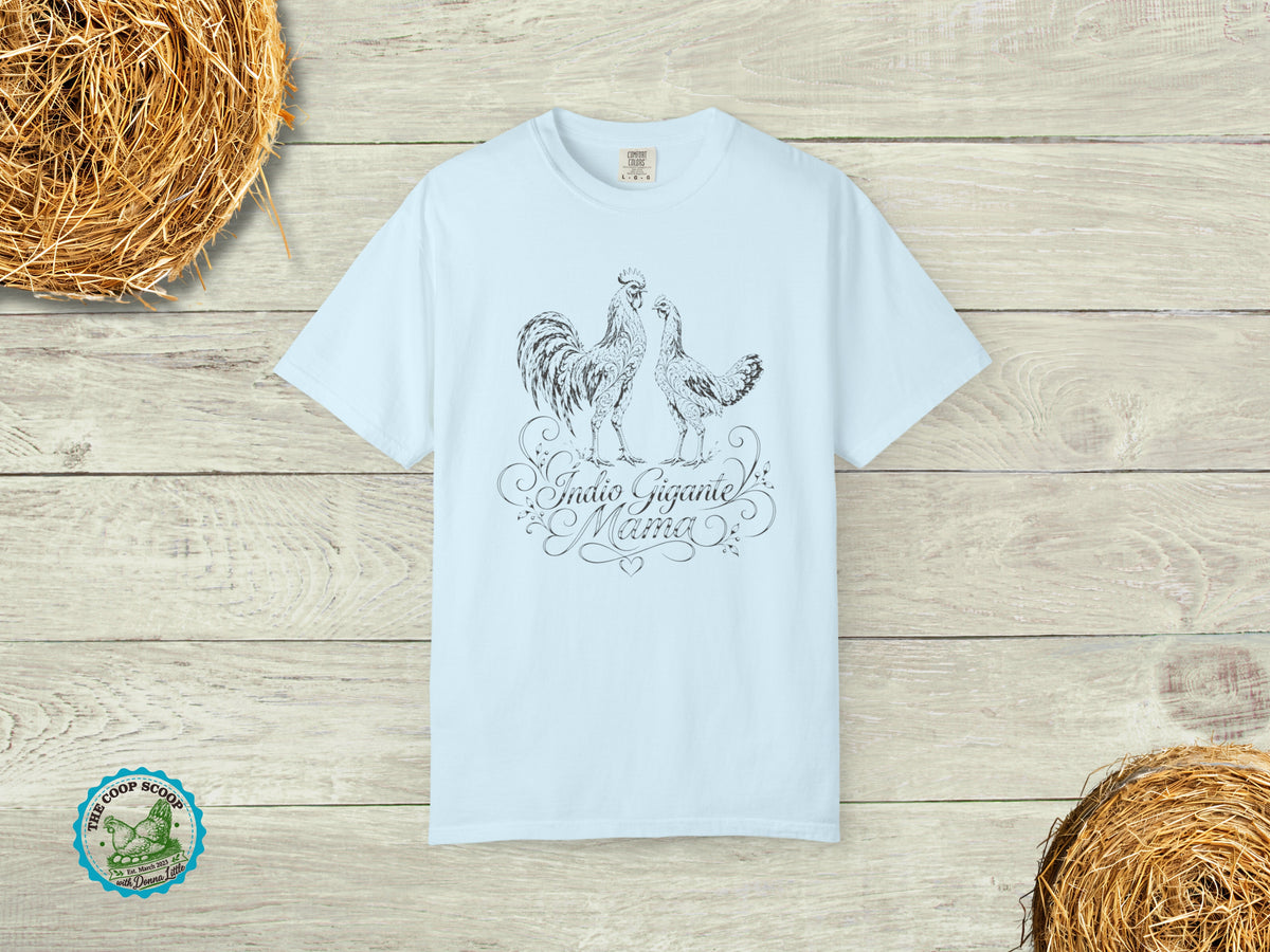 Indio Gigante Mama Chicken Shirt, Indio Gigante Chicken Lover Tee, Chicken Mom Gift, Backyard Hen Shirt, Poultry Lover T-Shirt