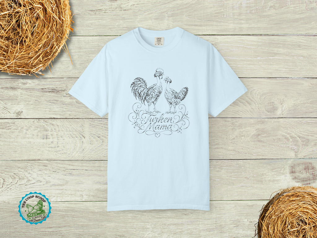 Turken Mama Chicken Shirt, Naked Neck Chicken Lover Tee, Chicken Mom Gift, Backyard Hen Shirt, Poultry Lover T-Shirt