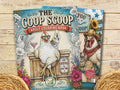 The Coop Scoop Chicken Adult Coloring Book, 24 Chicken Coloring Pages, Funny Farm Animal Coloring Book, Chicken Lover Gift