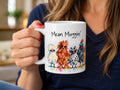 Mean Muggin Chicken Coffee Mug, Funny Chicken Lover Mug, Colorful Hen Coffee Cup, Chicken Mom Gift, Backyard Flock Farmhouse Mug