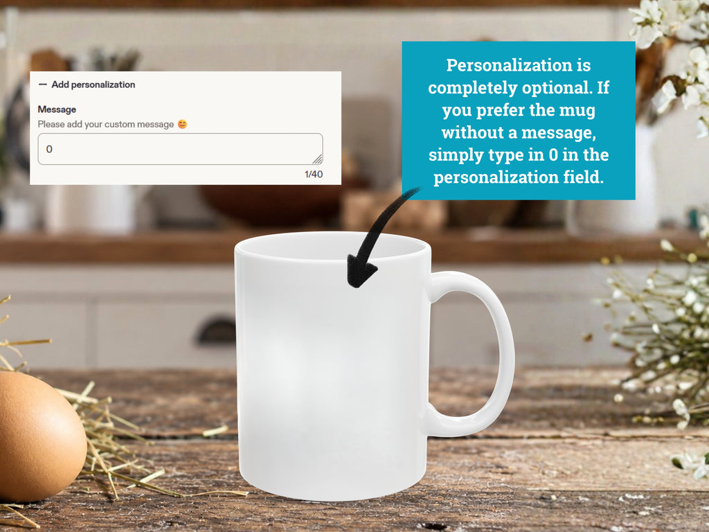 Personalized Chicken Coffee Mug, Coffee Has Entered the Chat Mug, Custom Text Chicken Lover Gift, Funny Farmhouse Coffee Cup