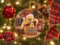 One More Silkie Won't Hurt Chicken Christmas Ornament, Funny Silkie Chicken Lover Gift, Farmhouse Holiday Decor, Personalized Xmas Message